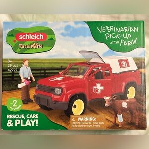 Schleich Farm World Veterinarian Pick-up at the Farm #42727